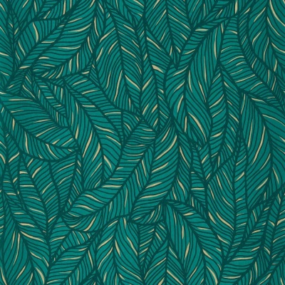 Clarke & Clarke Selva Wallpaper in Emerald